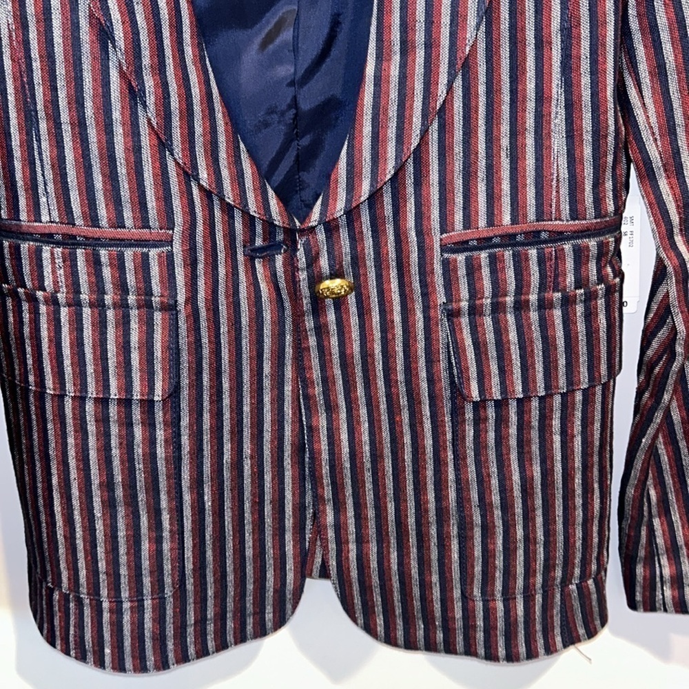 Smythe Stripe Cotton Blazer - Picture 5 of 9
